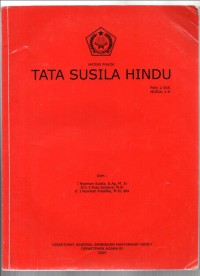 Image of Tata Susila Hindu : Materi Pokok (Modul 1-6)